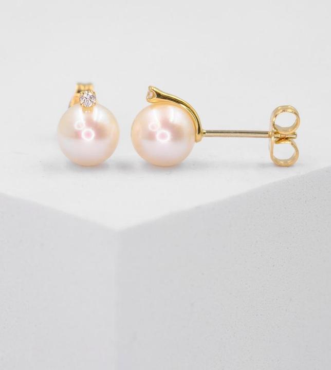 Actual product image Muau Earrings (750/18K yellow gold)