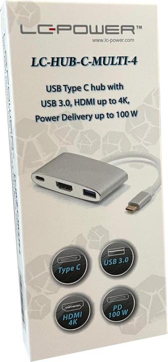 Immagine prodotto LC-Power LC-HUB-C-Multi-4 (USB-C, 3 Porti)