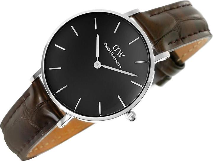 Immagine prodotto Daniel Wellington Classic Petite York Nero Argento (Orologio da polso analogico, 32 mm)