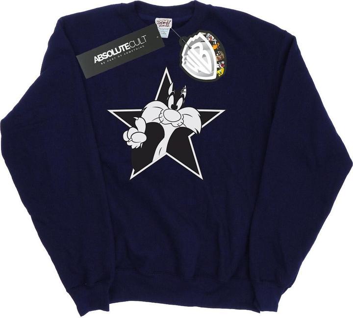 Looney Tunes Sylvester Mono Star Sweatshirt (XL)