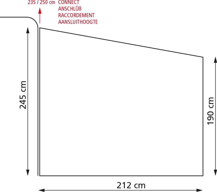 Produktbild Eurotrail Bergen CS 410 - inklusive Rafterstange (Vorzelt, 9.60 kg, 1 Person)