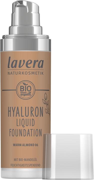 Produktbild Lavera BIO-Make-up Liquid Hyaluron N°06 Warm Almond - 30ml - (06)