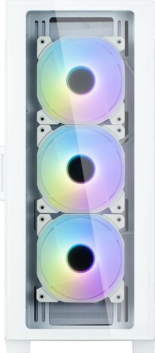Actual product image Zalman PC case I3 Neo TG Mid Tower RGB fan x4, white (Mini-ITX, ATX)