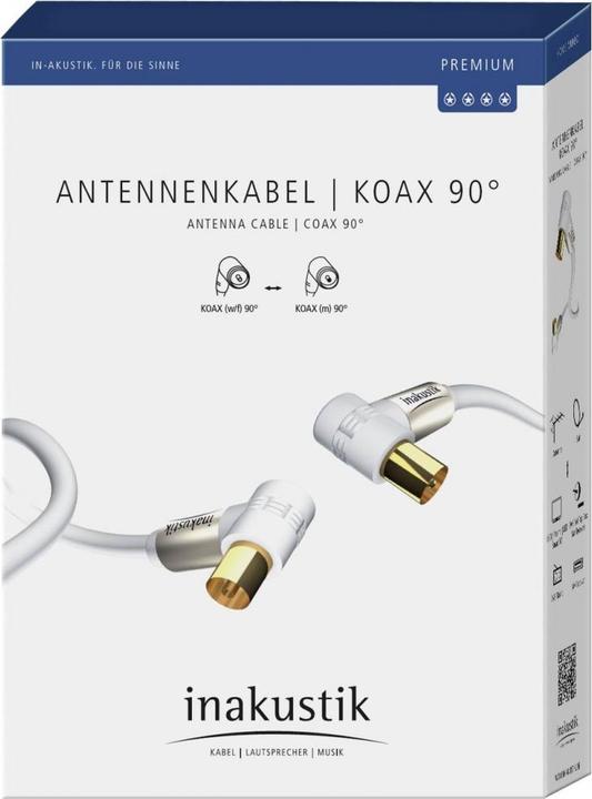 Produktbild Inakustik Premium 90° (100 dB, Antennenkabel)