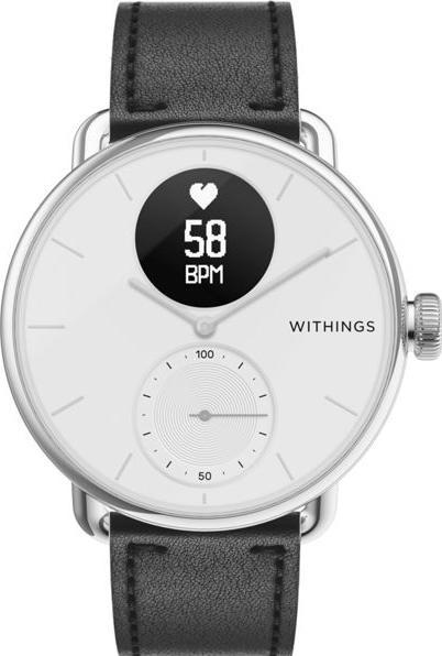 Produktbild Withings Wristband (18 mm, Edelstahl, Kalbsleder)