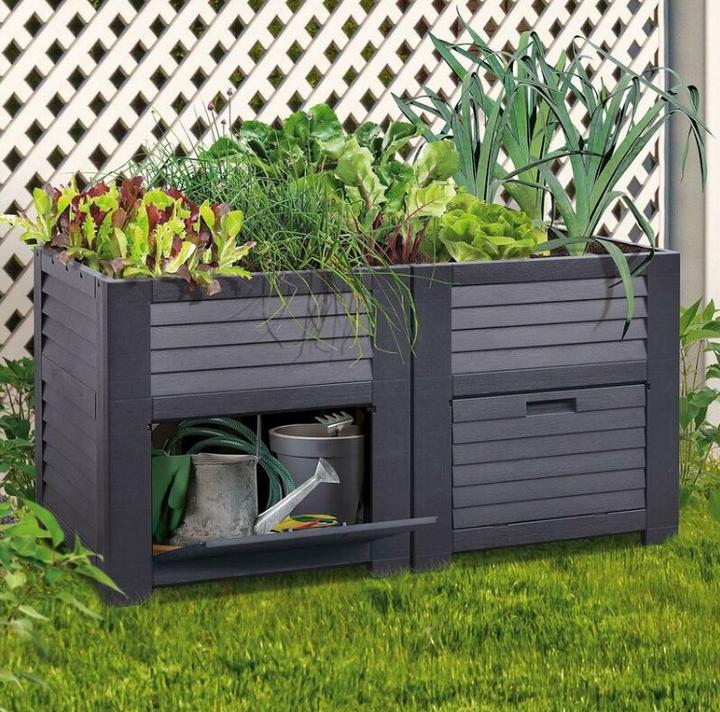 Produktbild Weber Home Hochbeet mit Staufächern