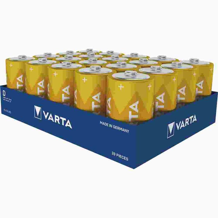 Produktbild Varta Longlife Mono 1.5/Al-Mn 4120 Stk.1 - Batterie - Mono (D) (1 Stk., D, 16000 mAh)
