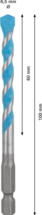 Produktbild Bosch Professional Zubehör Expert HEX-9 MultiConstruction Bohrer (6.5 Millimeter)