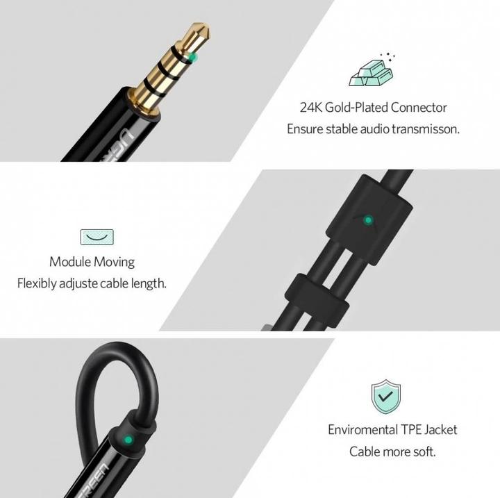Image du produit Ugreen Séparateur de casque (0.15 m, Jack 3,5 mm (AUX))
