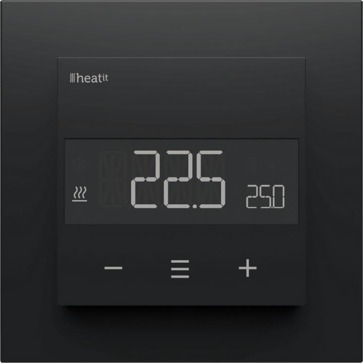Produktbild Heatit controls - Z-TRM6 3600W 16A Z-Wave-Thermostat, schwarz