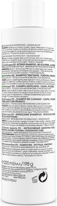 Produktbild Vichy Dercos Anti-Schuppen Shampoo trockene Kopfhaut (200 ml, Flüssiges Shampoo)