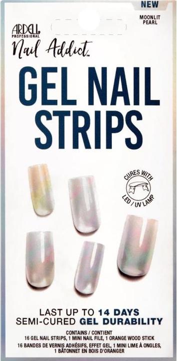 Ardell Nail Addict - Gel Strips Moonlit Pearl (Pearl)