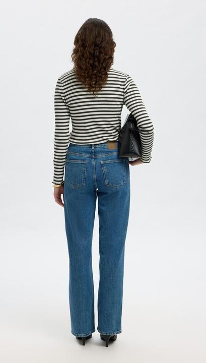 Produktbild Selected Femme Slfanna Ls Crew Neck Tee Str Noos (L)