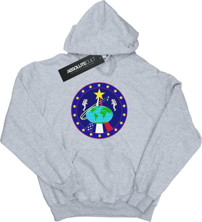 Immagine prodotto Nasa Classic Globe Astronauts Felpa con Cappuccio Uomo (L)