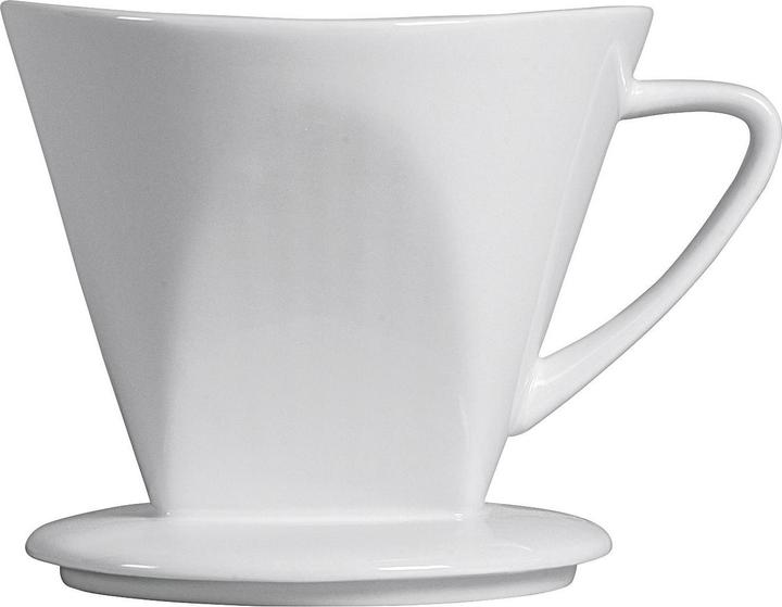 Produktbild Orion group Kaffeefilter 1 x 4 Porzellan spülmaschinenfest 1 - Loch 11,5cm Ø13cm weiss (6 l)