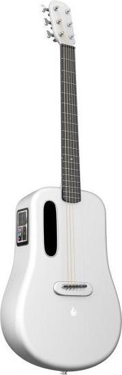 Produktbild Lava Music Me 3 Gitarre 36 Zoll mit Spacebag Weiss (Akustik Gitarre, Carbon, HPL (High-Pressure Laminate), Super AirSonic Carbonfaser)