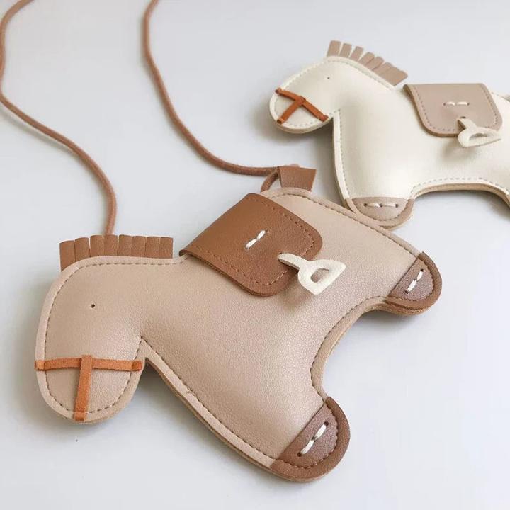 Immagine prodotto Only-Bags.Store Borsa messenger per bambini Borsa a tracolla originale carina Borsa per bambini cavallo carina