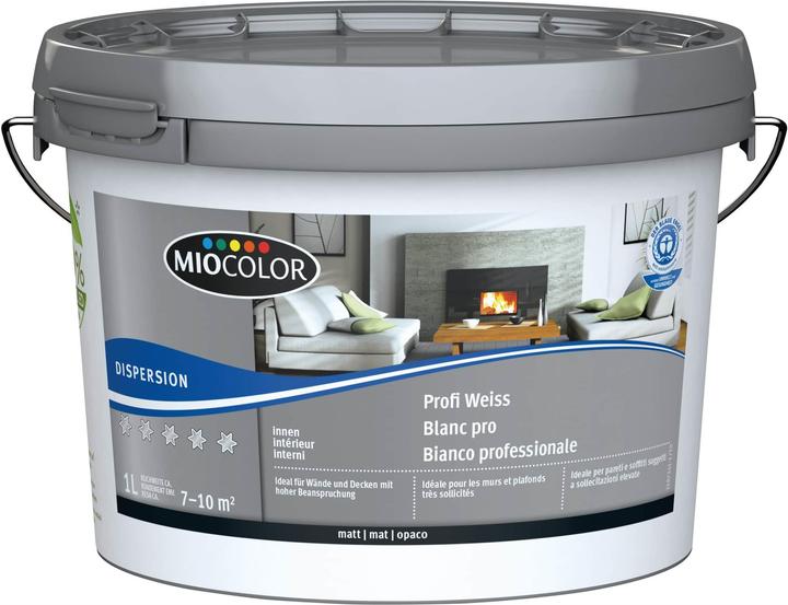 Miocolor Professional dispersion paint (White, 1 l)