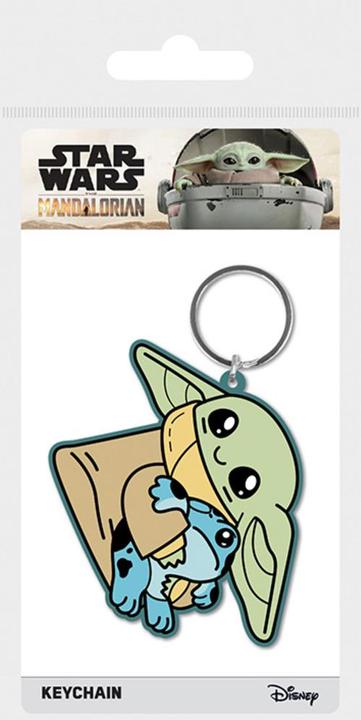 Actual product image Star Wars Grougu's Little Friend Rubber Keychain