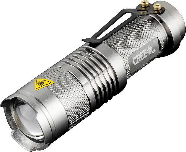 Actual product image JTI LED torch CREE Ultrafire - Grey (13.40 cm, 300 lm)
