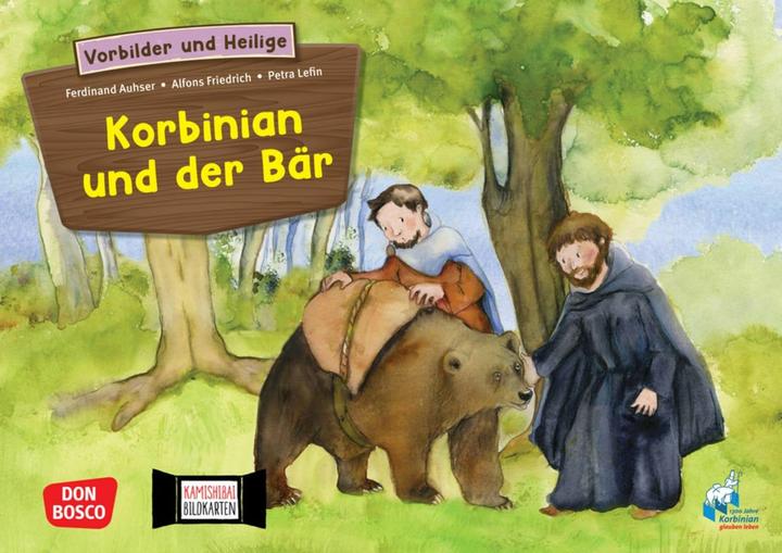Produktbild Korbinian und der Bär. Kamishibai Bildkartenset, mit 1 Beilage (Deutsch, Alfons Friedrich SDB, Ferdinand Auhser, 2024)