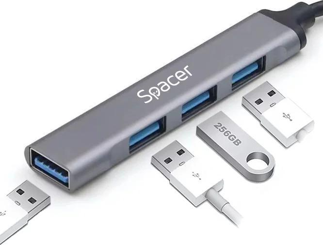 Produktbild Spacer SPHB-USB-4U-01 (4 Ports)