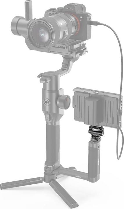 Actual product image SmallRig Swivel and Tilt Adjustable Monitor Mount with Cold Shoe Mount (Monitor Accessories)