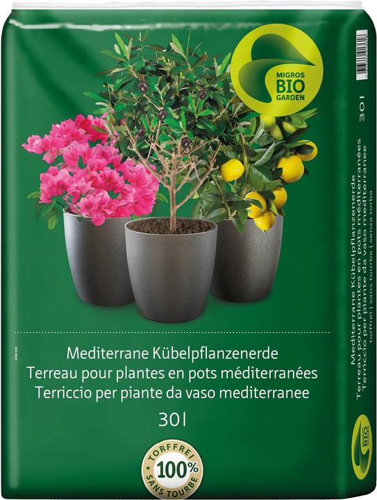 Produktbild Migros-Bio Garden Mediterrane Kübelpflanzenerde (30 l, Erde ohne Torf)