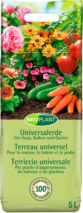 Mioplant Universalerde (5 l, Erde ohne Torf)
