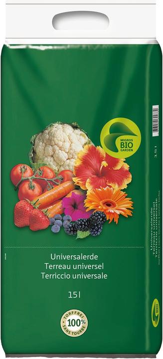Produktbild Migros-Bio Garden Universalerde (15 l, Erde ohne Torf)