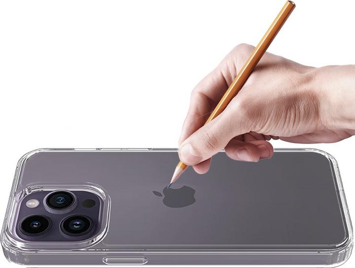 Produktbild Deltalabs Hybrid Hülle TPU Bumper mit Acryl Rückseite (Apple iPhone 16 Pro)