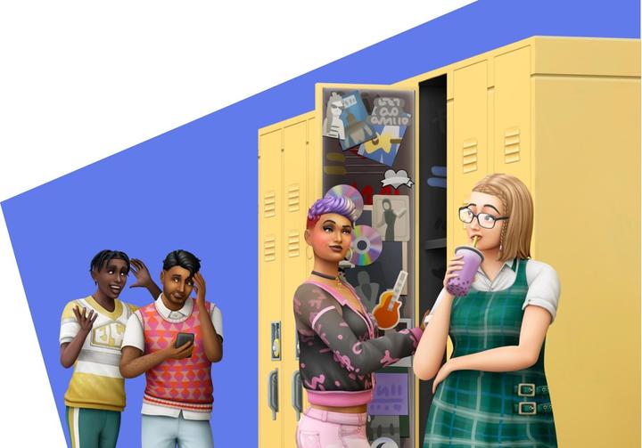 Produktbild EA Games Die Sims 4 High School Years (Code in a Box) (PC, DE, FR, IT)
