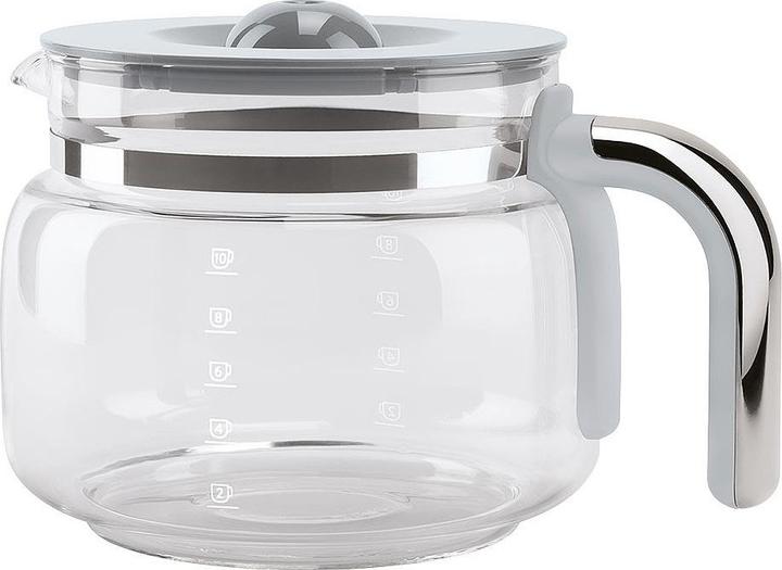 Actual product image Smeg DCGC01 Glass carafe with handle and lid for 10 cups Accessories for filter coffee makers