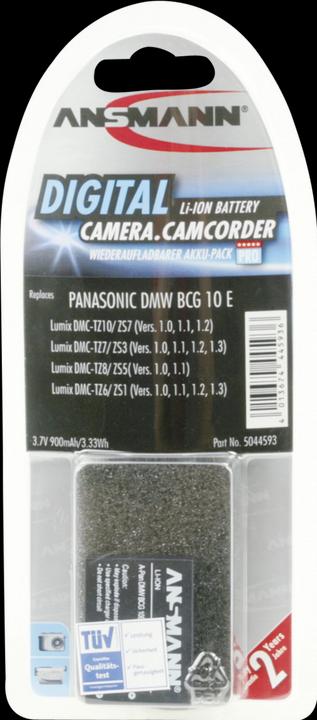 Actual product image Ansmann A-Pan DMW-BCG10 (Camera battery)