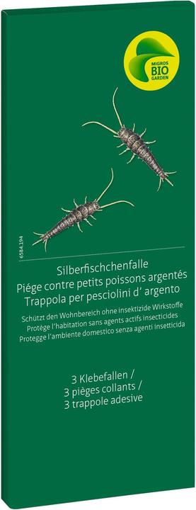 Actual product image Migros-Bio Garden Silverfish trap, 3 glue traps