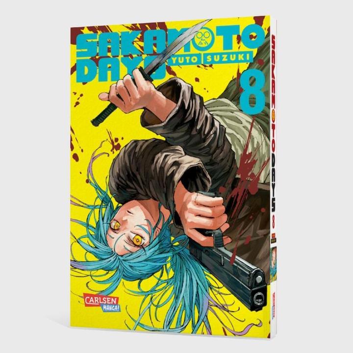 Actual product image Sakamoto Days 8 (German, Yuto Suzuki, 2024)