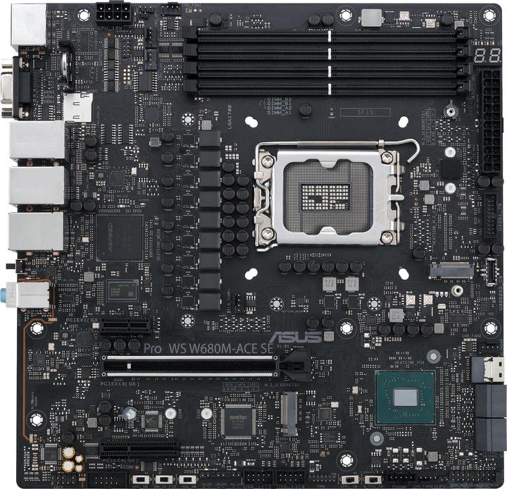 Produktbild ASUS Pro WS W680M (LGA 1700, Intel W680, mATX)