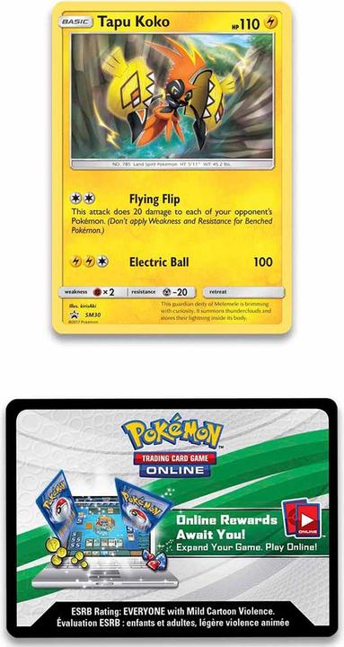 Actual product image Pokémon Tapu Koko Collection Box (English, Box Set & Collection)