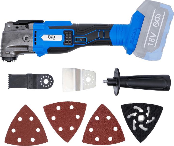 Image du produit BGS Outil multifonctions sur batterie | sans balais | 18 V | sans batterie