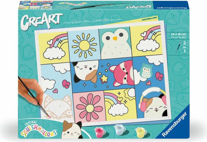 Produktbild Ravensburger CreArt - Malen nach Zahlen 23727 - Squishmallows - ab 12 Jahren