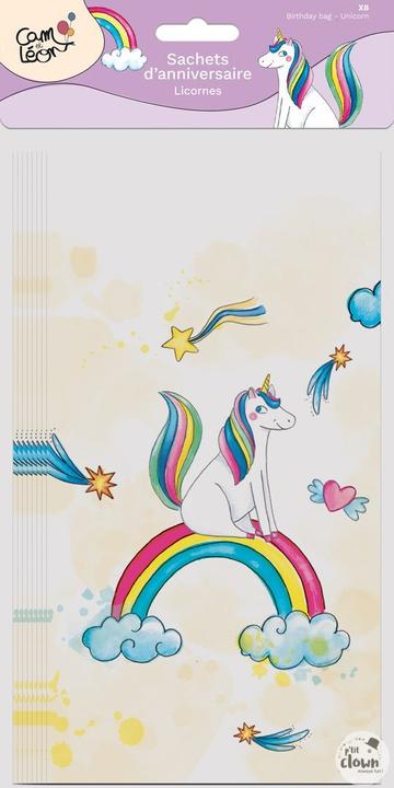 Produktbild P'tit Clown Mitgebsel Tüten Einhorn Regenbogen
