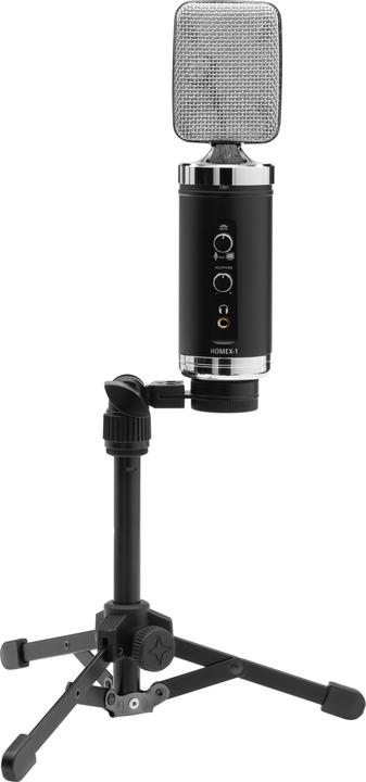Produktbild Img Stage Line USB-Kleinmembran-Kondensator-Mikrofon für Homerecording und Moderation