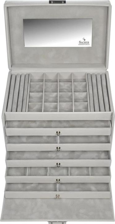 Immagine prodotto Sacher 85.518.561821 - Portagioie Nina elegance sabbia in pelle di vacchetta pieno fiore