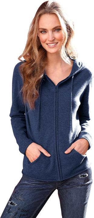 Produktbild Fluffy Ears Strickjacke Kuschelig weicher Kaschmir Hoodie (46)