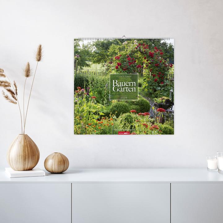 Produktbild Bauerngärten Kalender 2026 (48 x 46 cm, Englisch, Deutsch)