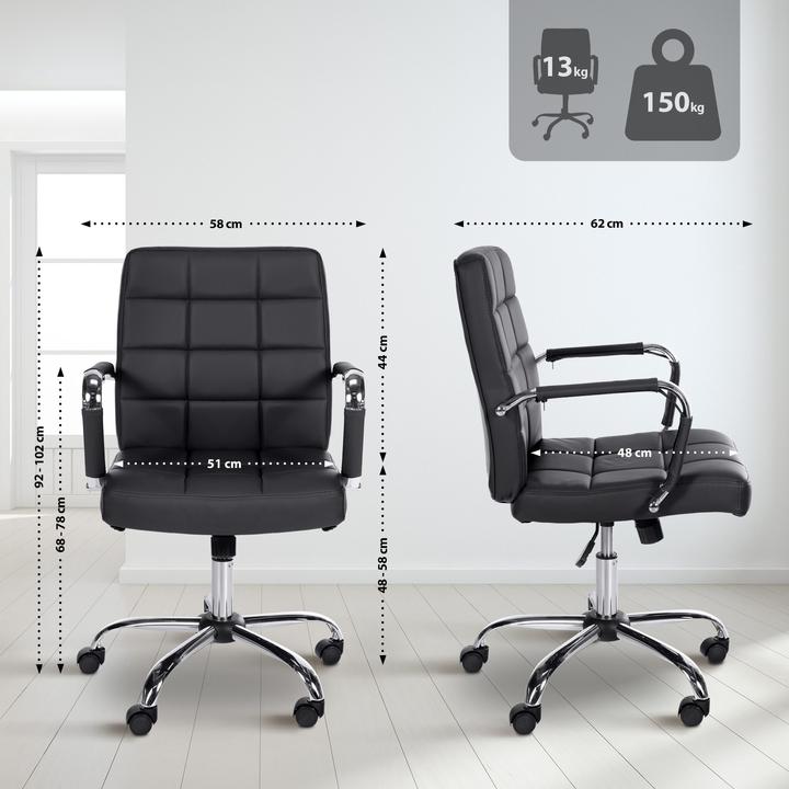 Produktbild CLP Arbeitsstuhl Ashlandbezug höhenverstellbar bis 150 kg belastbar