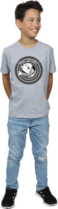 Actual product image Looney Tunes Boys That's All Folks Porky Pig T-Shirt (152, 158)