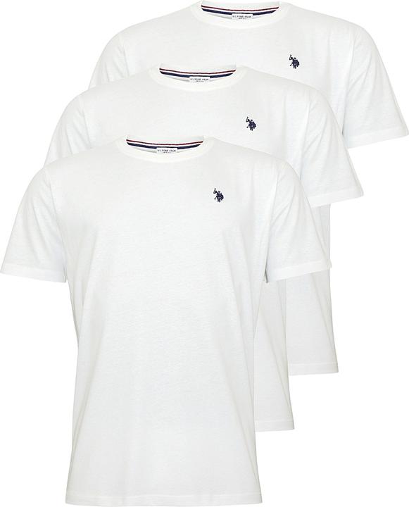U.S. Polo T-Shirt 3 Pack Kurzarmshirt (L)