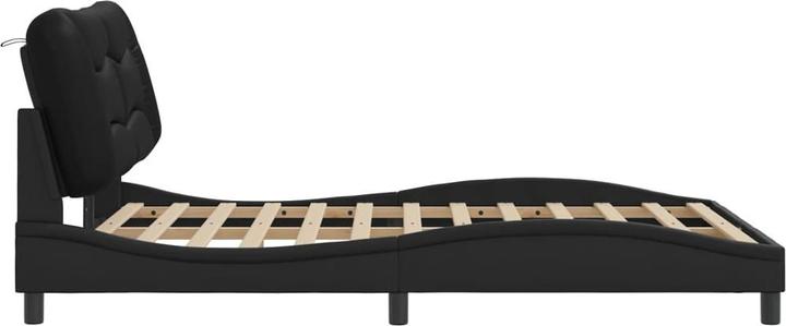 Produktbild VidaXL Bettgestell mit LED Kunstleder (160 x 200 cm)