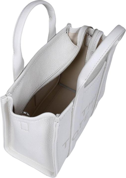 Actual product image Marc Jacobs small tote in white leather